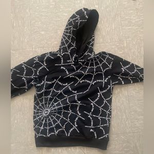 Palm angels spider web hoodie